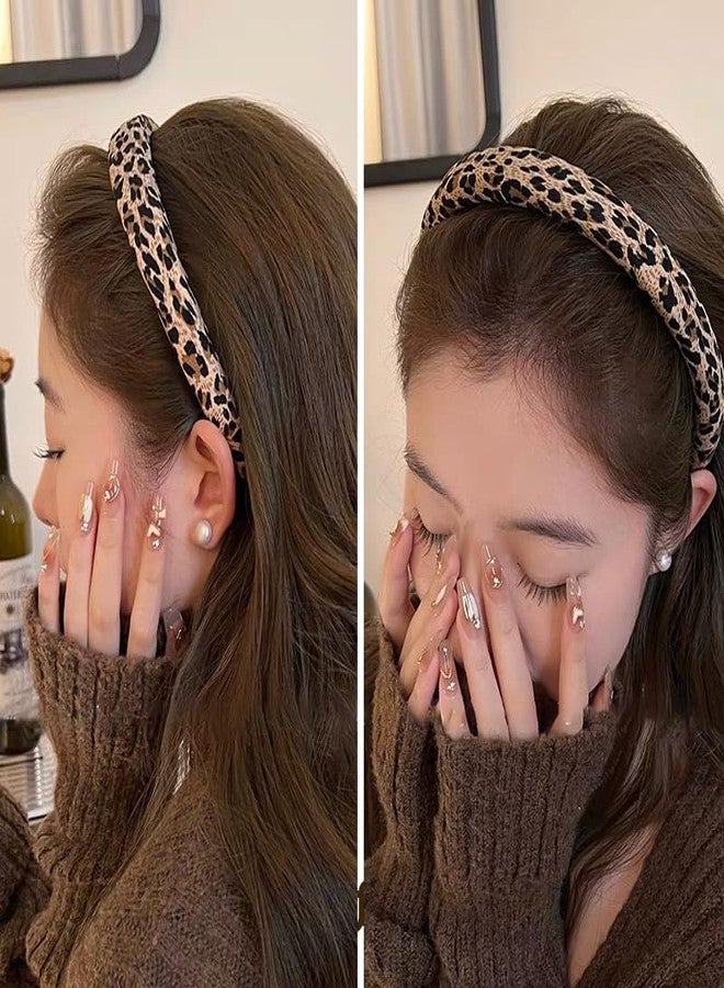 Borhmty Animal Accessories Leopard Print Headband for Girls Cute Headband Hairband for Bestie Best Friend Birthday Christmas Gifts for Women Daughter Girlfriend Hair Accessories for Women - Image 5